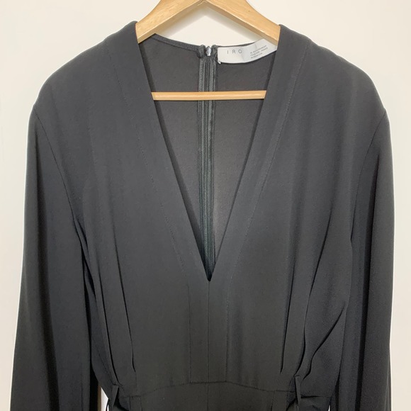 IRO Jumpsuit Black Julliaca One Piece Womens Size 38 - Picture 6 of 16